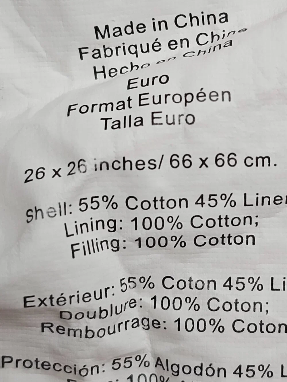 Pottery Barn White Full/ Queen Comforter Bedding Cover 2 Euro Shams Cotton Linen